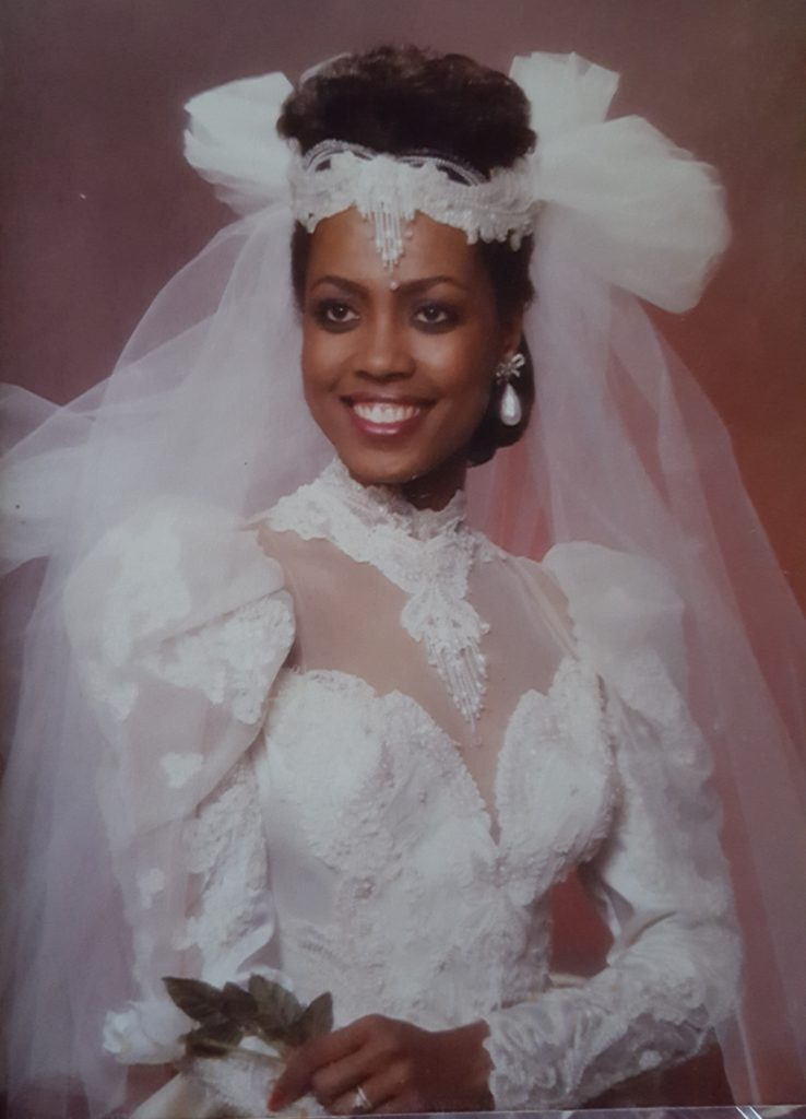 Ingrid Bohannon 1987 Wedding Photo