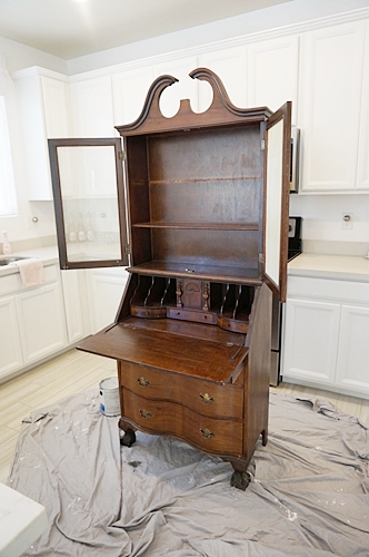 Secretary desk I've had over 45 years before stripping finish