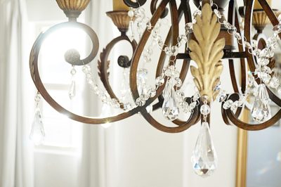 re-purposed chandelier