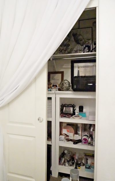 the closet in the home office