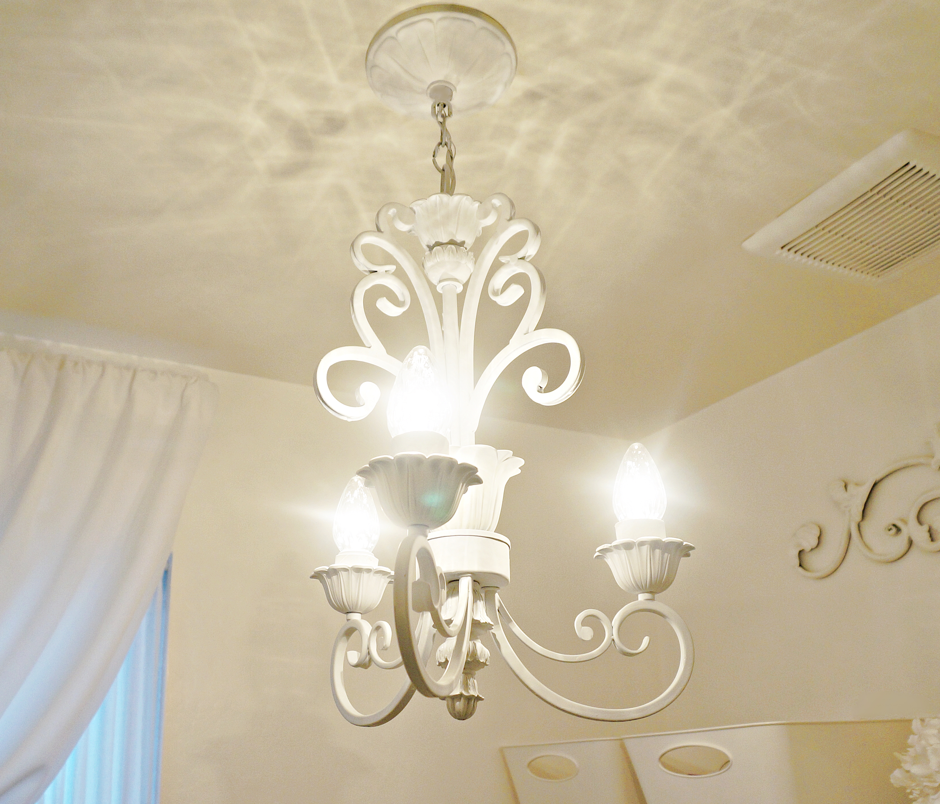 laundry room chandelier