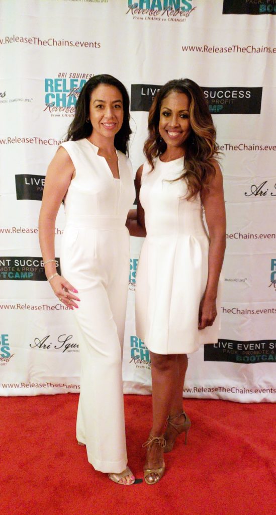 Ingrid and Jazmin at the Release the Chains Revenue Retreat in Vegas