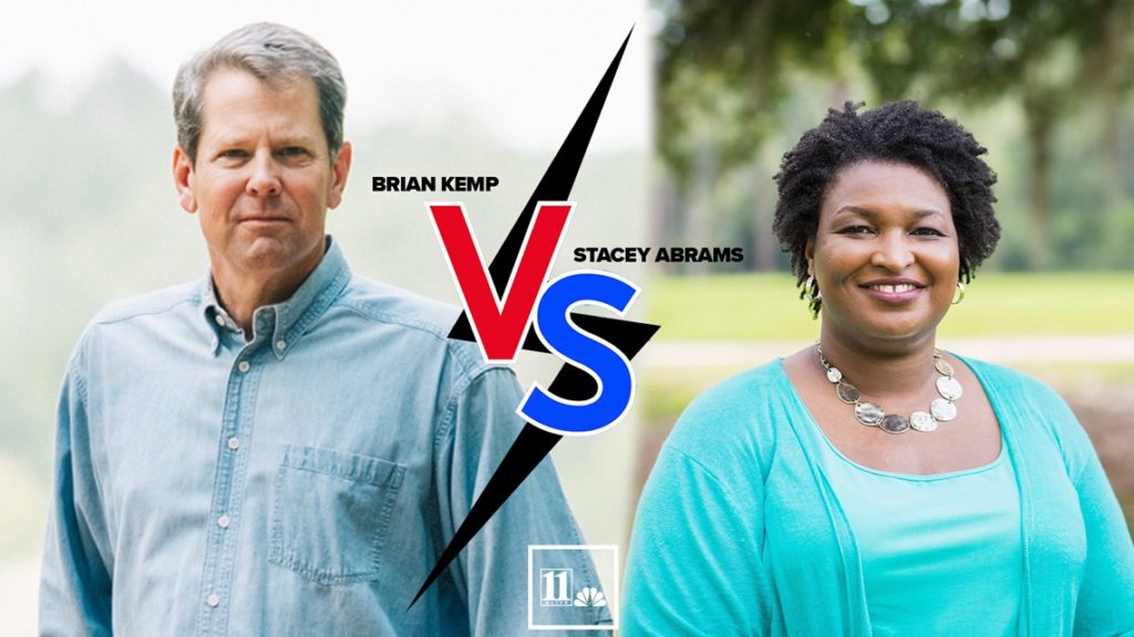 Brian Kemp vs. Stacey Abrams image