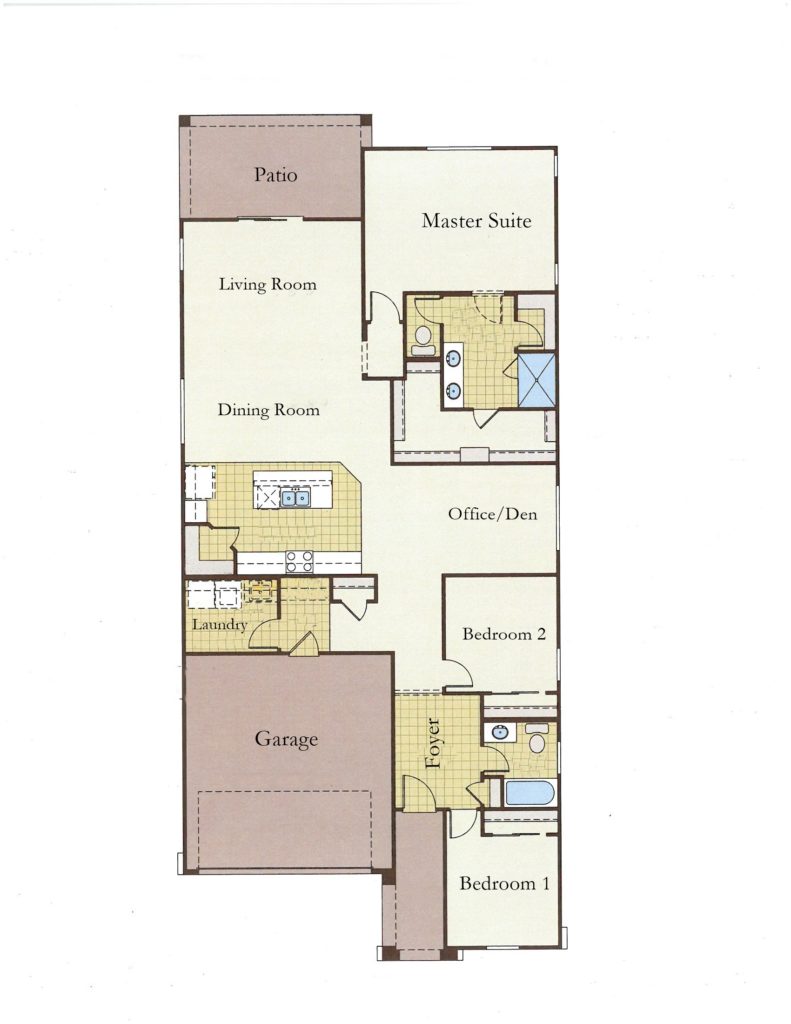 Floor plan of The Clover