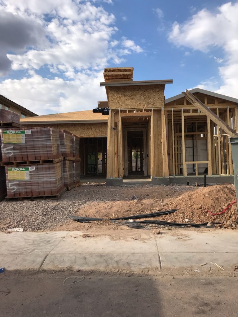 The Queen's Quarters during construction