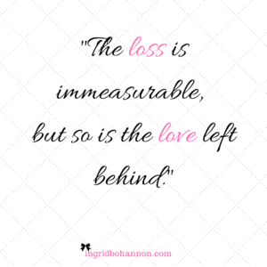 Loss and love quote