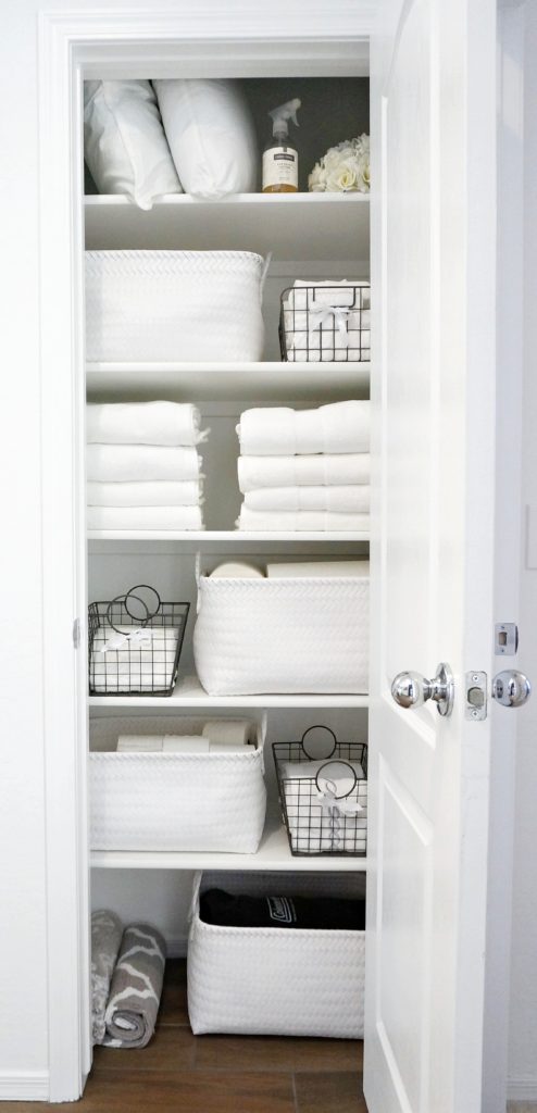 guest linen closet 