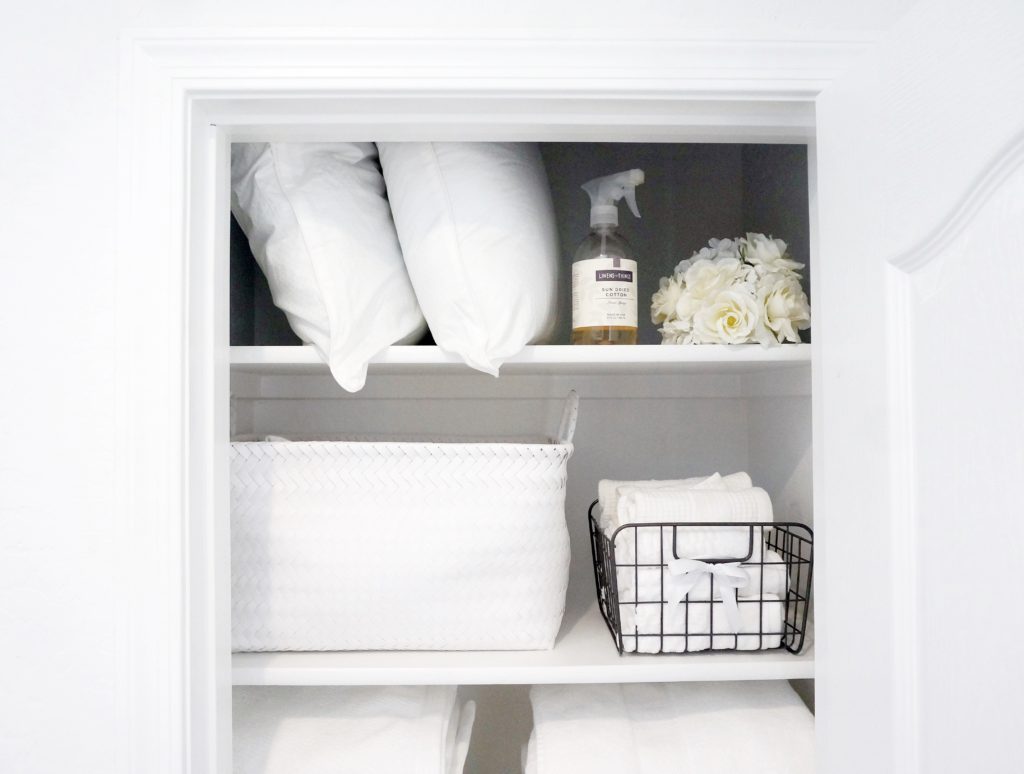 guest linen closet