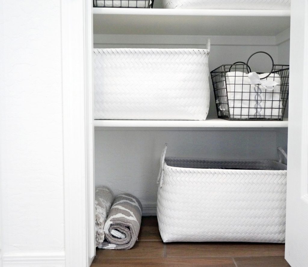 guest linen closet