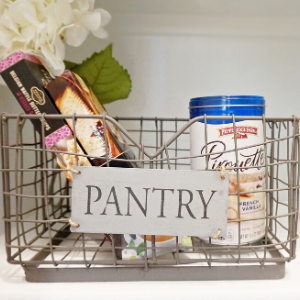 pantry organization