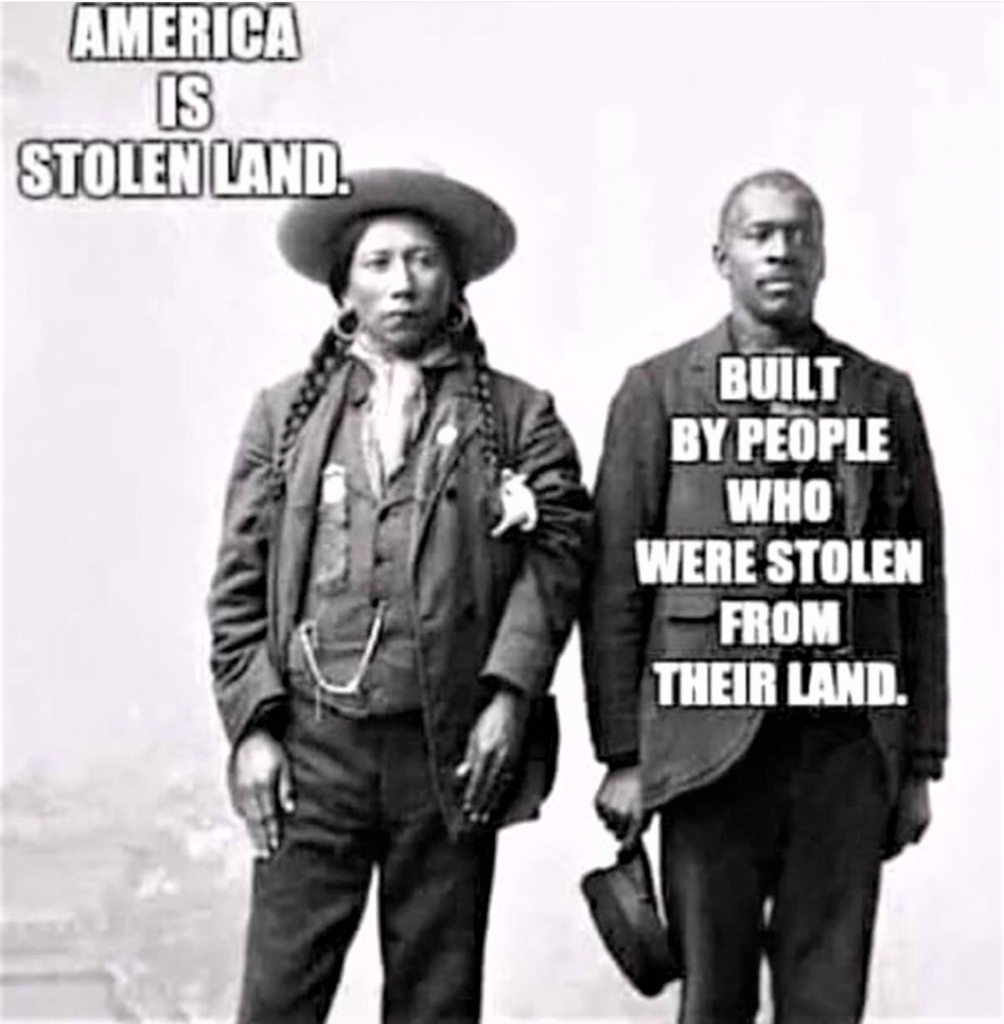 America is stolen land image