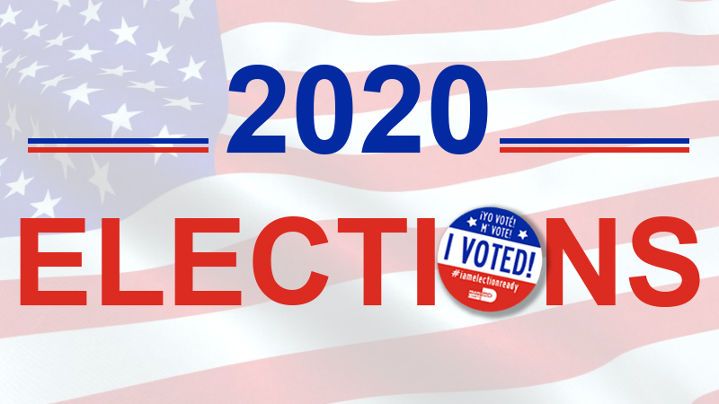 Elections 2020 stock image