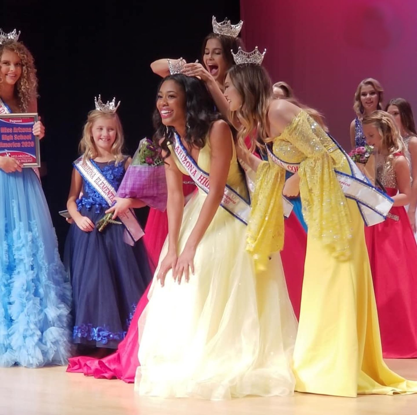 Chloe Hiller crowned Miss Arizona H.S. America and 1st Runner-up Miss High School America