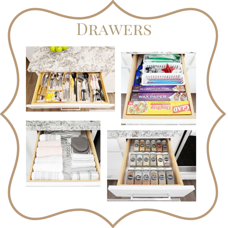 kitchen drawers organization