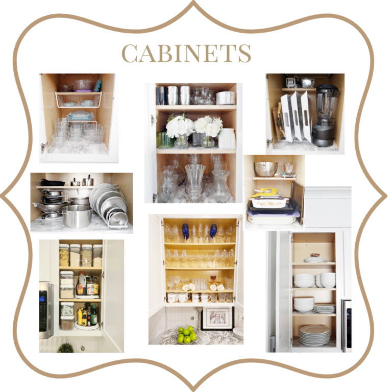 kitchen cabinet organization