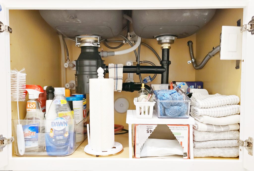 under sink organization