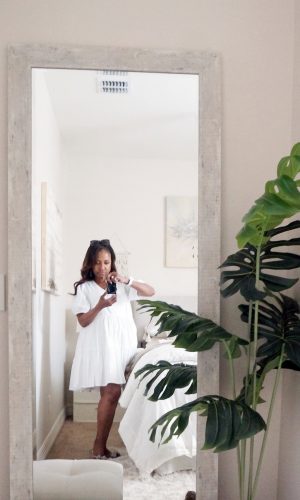 Ingrid in boho chic-inspired guest bedroom